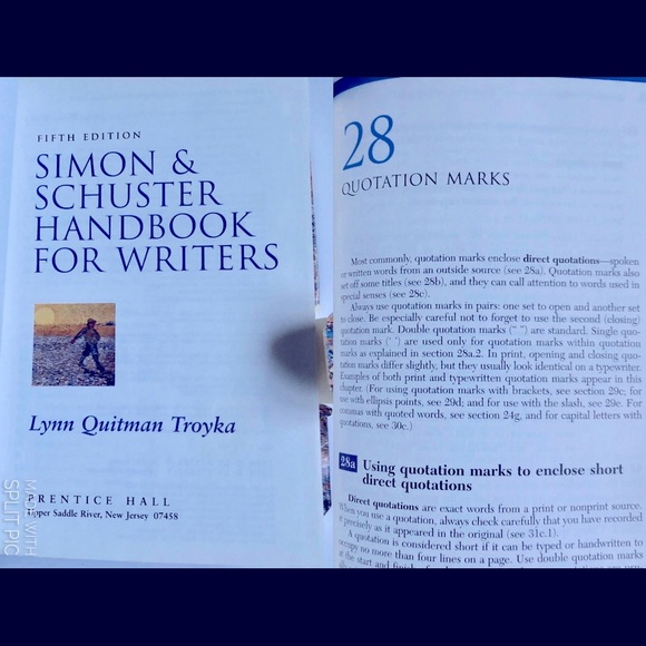 SIMON & SCHUSTER HANDBOOK FOR WRITERS, 5th ed. by Lynn Quitman Troyka VINTAGE - Picture 6 of 15